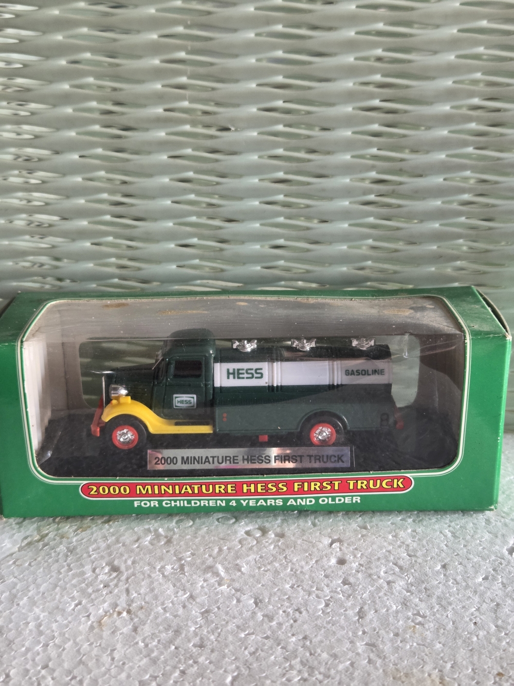 Hess Green & Yellow Miniature First Truck Toy - 2000